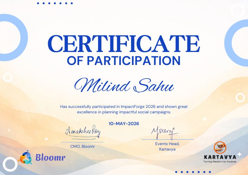 ImpactForge certificate